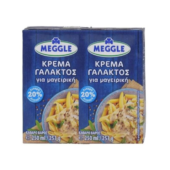 MEGGLE κρέμα γάλακτος 20% 2x250ml