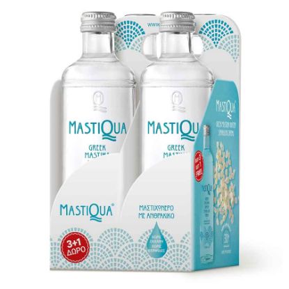MASTIQUA ανθρακούχο νερό 4x330ml 3+1 ΔΩΡΟ