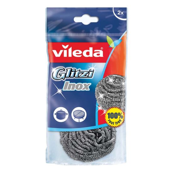 VILEDA σύρμα κουζίνας Spiral Inox 2τεμ.