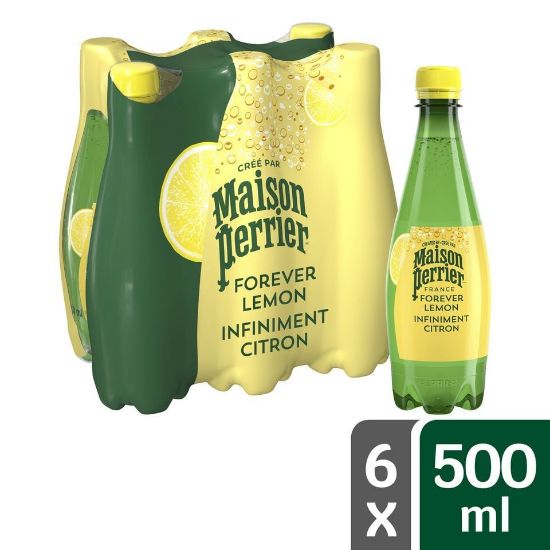 MAISON PERRIER ανθρακούχο νερό Forever Lemon 6x500ml