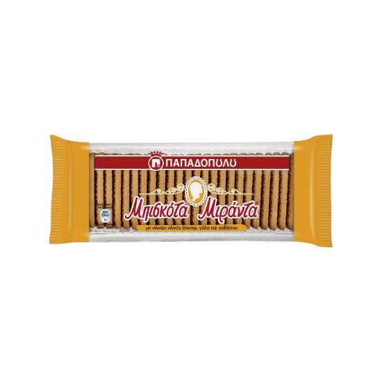 ΠΑΠΑΔΟΠΟΥΛΟΥ μπισκότα μιράντα ολικής άλεσης 270g