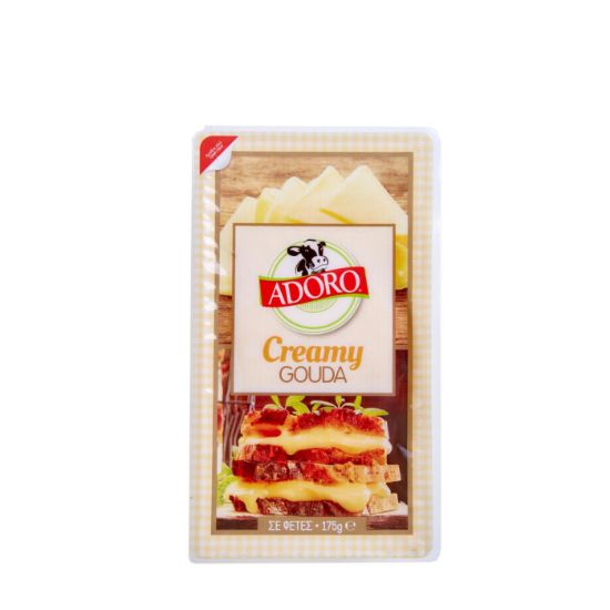 ADORO τυρί Creamy Gouda σε φέτες 175g