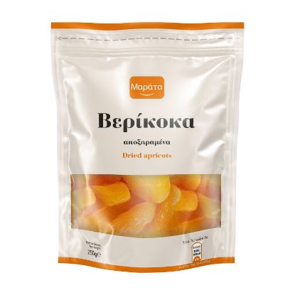 ΜΑΡΑΤΑ βερίκοκα αποξηραμένα φάκελος 250gr