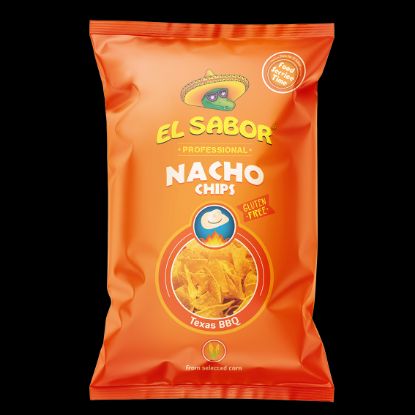 Νάτσο τσίπς EL SABOR BBQ (425g)