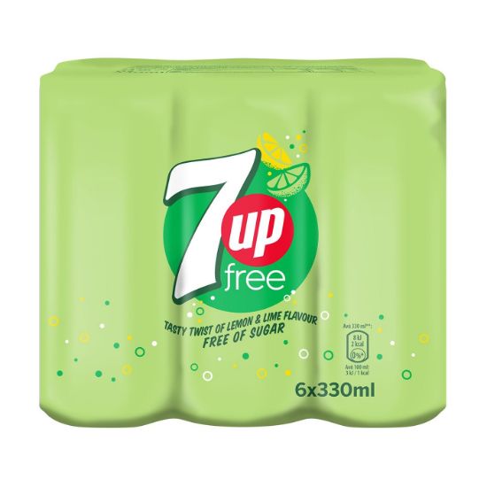 7UP Zero αναψυκτικό γκαζόζα 6x330ml