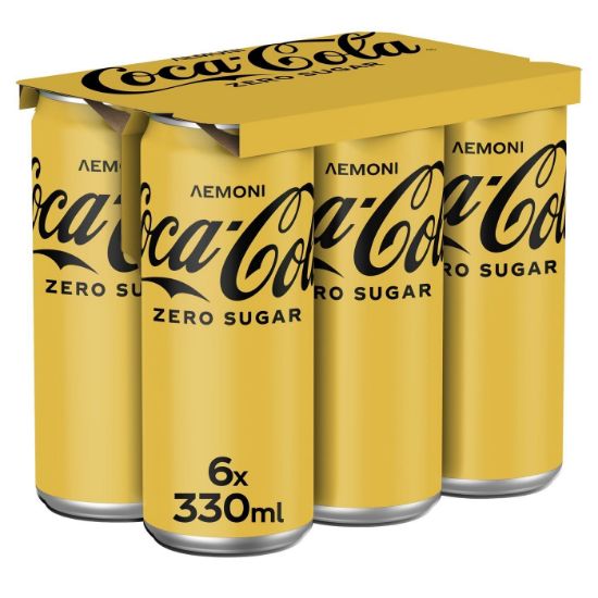COCA COLA Zero λεμόνι χωρίς ζάχαρη 6x330ml
