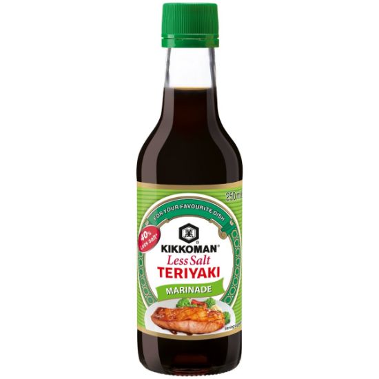 Σάλτσα KIKKOMAN Teriyaki με λιγότερο αλάτι 250ml