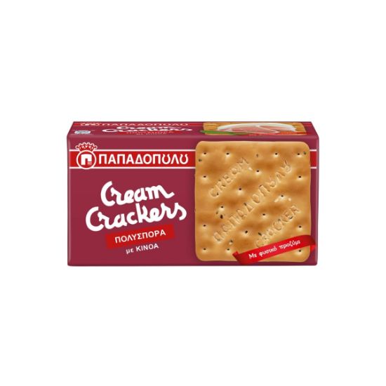 Κράκερς ΠΑΠΑΔΟΠΟΥΛΟΥ Cream Crackers πολύσπορα (195g)