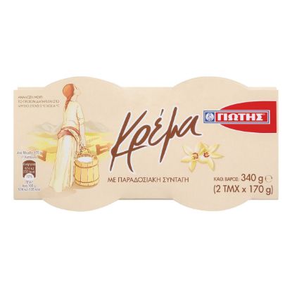 Μείγμα ΓΙΩΤΗΣ παραδοσιακή κρέμα βανίλια (2x170g)