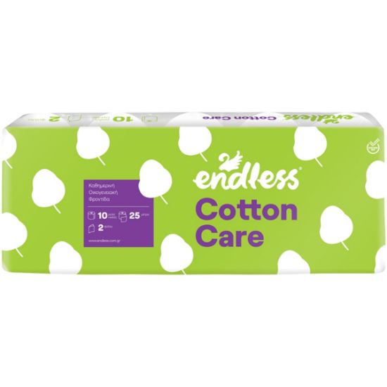 ENDLESS ρολό Υγείας Cotton care (10 τεμ. Χ 80g)