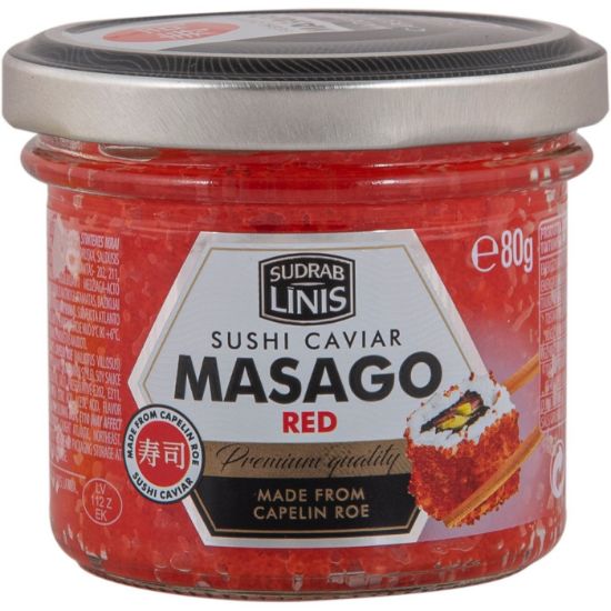 Χαβιάρι MASAGO CAPELIN κόκκινο (80g)