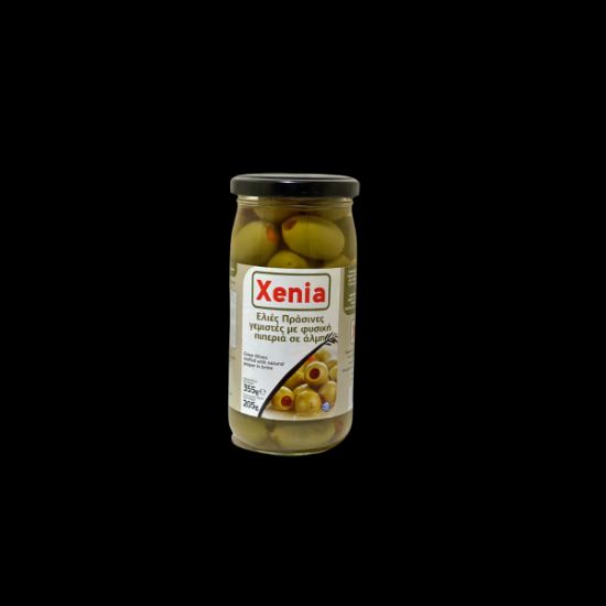 Ελιές XENIA πράσινες με πιπεριά (355g)
