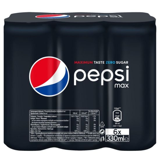 Αναψυκτικό PEPSI ΜΑΧ (6x330ml)