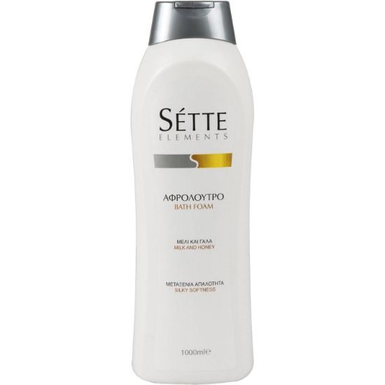 Αφρόλουτρο SETTE ELEMENTS Unisex μέλι και γάλα (1lt)