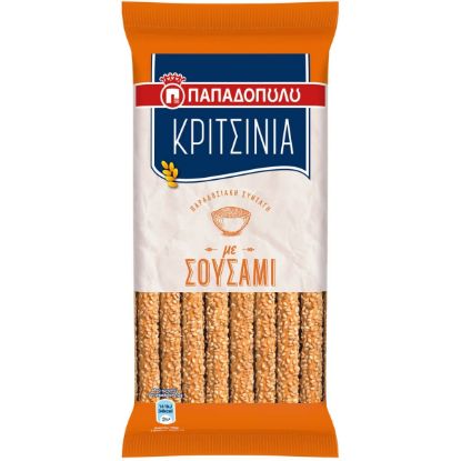 ΠΑΠΑΔΟΠΟΥΛΟΥ κριτσίνια Μακεδονικά με σουσάμι 130g