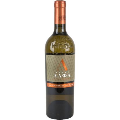 ΚΤΗΜΑ ΑΛΦΑ οίνος λευκός ξηρός 750ml