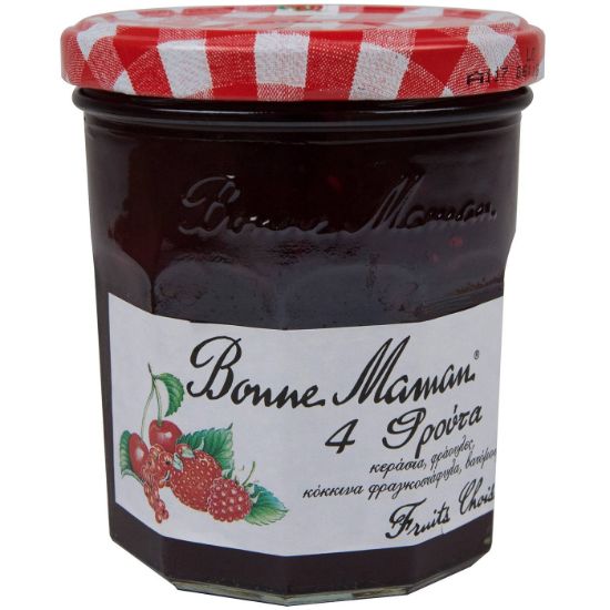 Μαρμελάδα BONNE MAMAN 4 φρούτα (370g)