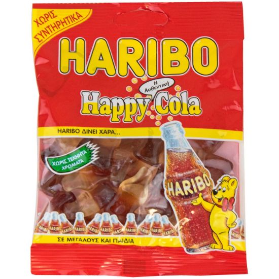 Καραμέλες HARIBO Happy Cola (100g)