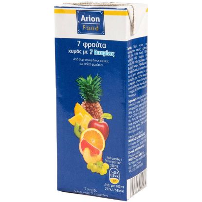 Χυμός ARION FOOD 7 φρούτα (250ml)