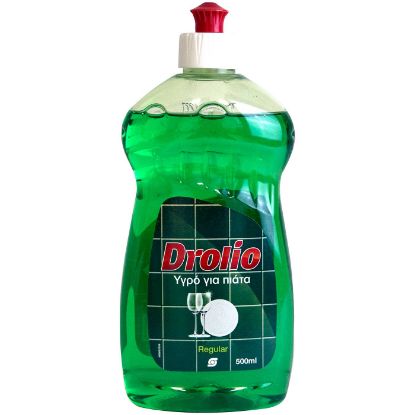 Απορρυπαντικό πιάτων DROLIO regular, υγρό (500ml)