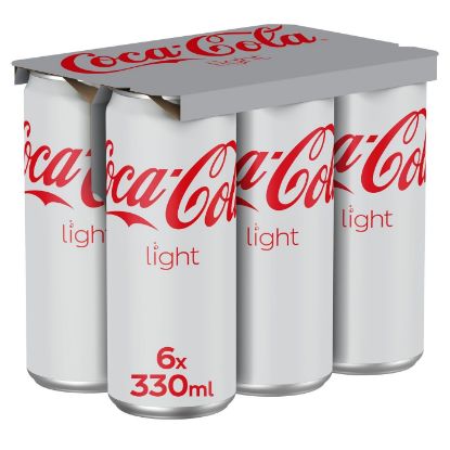 COCA COLA Light χωρίς ζάχαρη 6x330ml