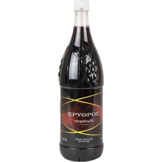 ΠΕΙΡΑΣΜΟΣ Οίνος ερυθρός pet ΔΙΟΝΥΣΟΣ ΟΙΝΟΠΟΙΗΤΙΚΗ ξηρός 1,5lt