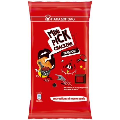 ΠΑΠΑΔΟΠΟΥΛΟΥ κράκερ Mini Pick Crackers BBQ 600g