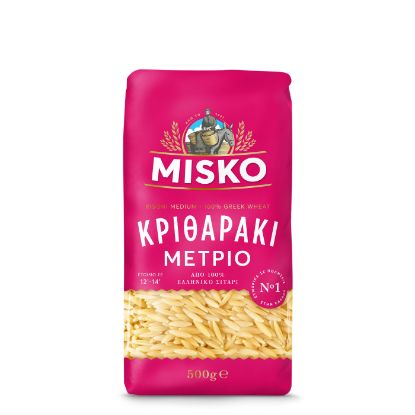 MISKO πάστα ζυμαρικών κριθαράκι μέτριο 500g