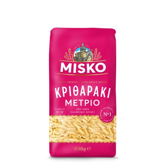 MISKO πάστα ζυμαρικών κριθαράκι μέτριο 500g