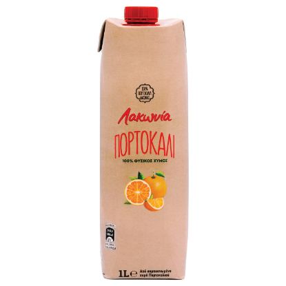 ΛΑΚΩΝΙΑ φυσικός χυμός πορτοκάλι 1lt