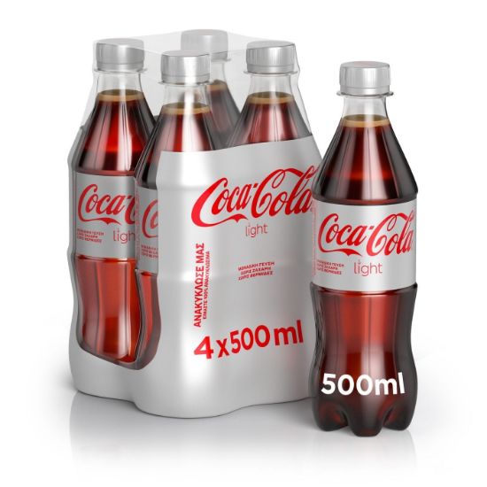 COCA COLA Light χωρίς ζάχαρη 4x500ml