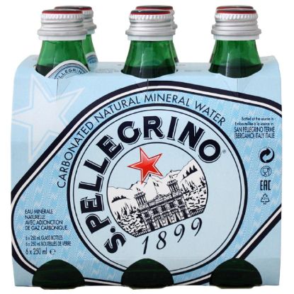 Νερό SAN PELLEGRINO φυσικό μεταλλικό ανθρακούχο (6x250ml)