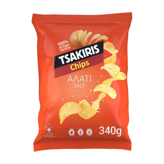 TSACHIRIS salted chips 340g