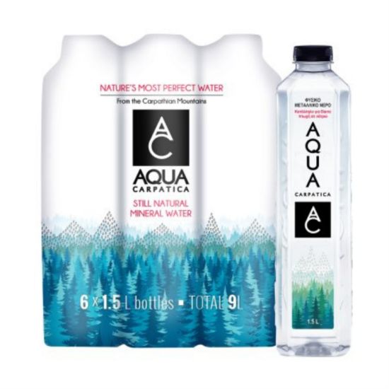 AQUA CARPATICA natural mineral water 1.5lt