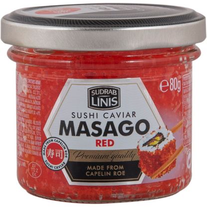 MASAGO CAPELIN red caviar (80g)