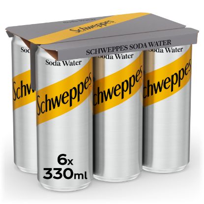SCHWEPPES soda soft drink 6x330ml