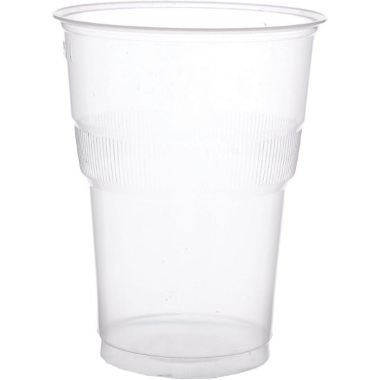 Melody Time PP transparent plastic cups 250ml (2x25 pcs)