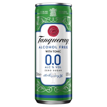 TANQUERAY Alcohol Free 0.0% drink with tonic 250ml