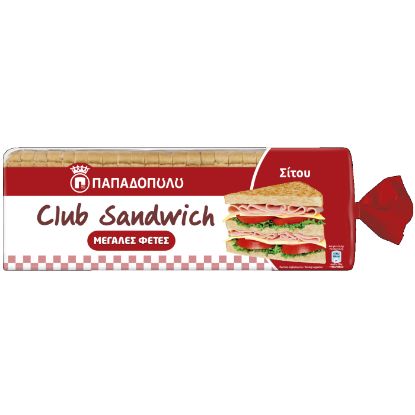 PAPADOPOULOU wheat toast Club Sandwich bread 950g